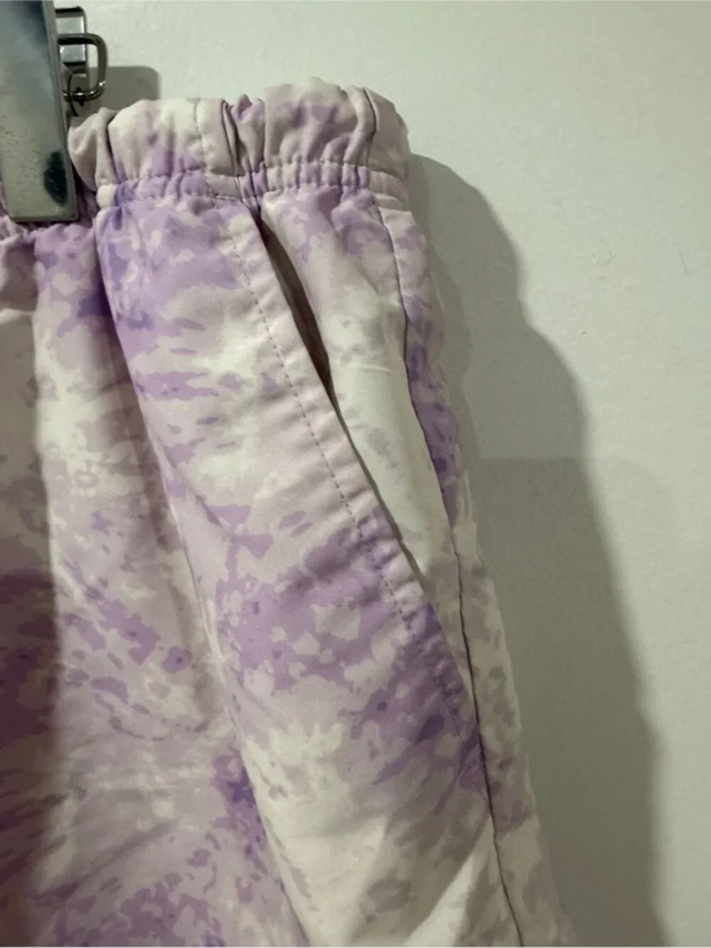 Hudson North Men’s Tie Dye Swim Trunks Shorts XL Purple White